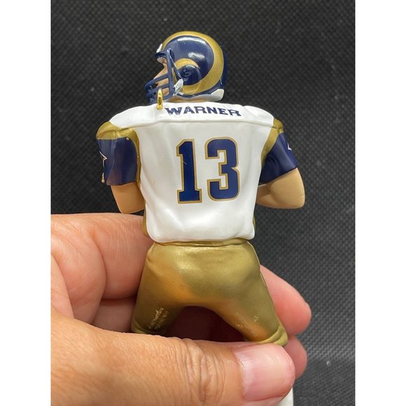 Vtg. 1995 St. Louis Rams Kurt Warner Hallmark Keepsake Ornament NIB - Picture 3 of 6
